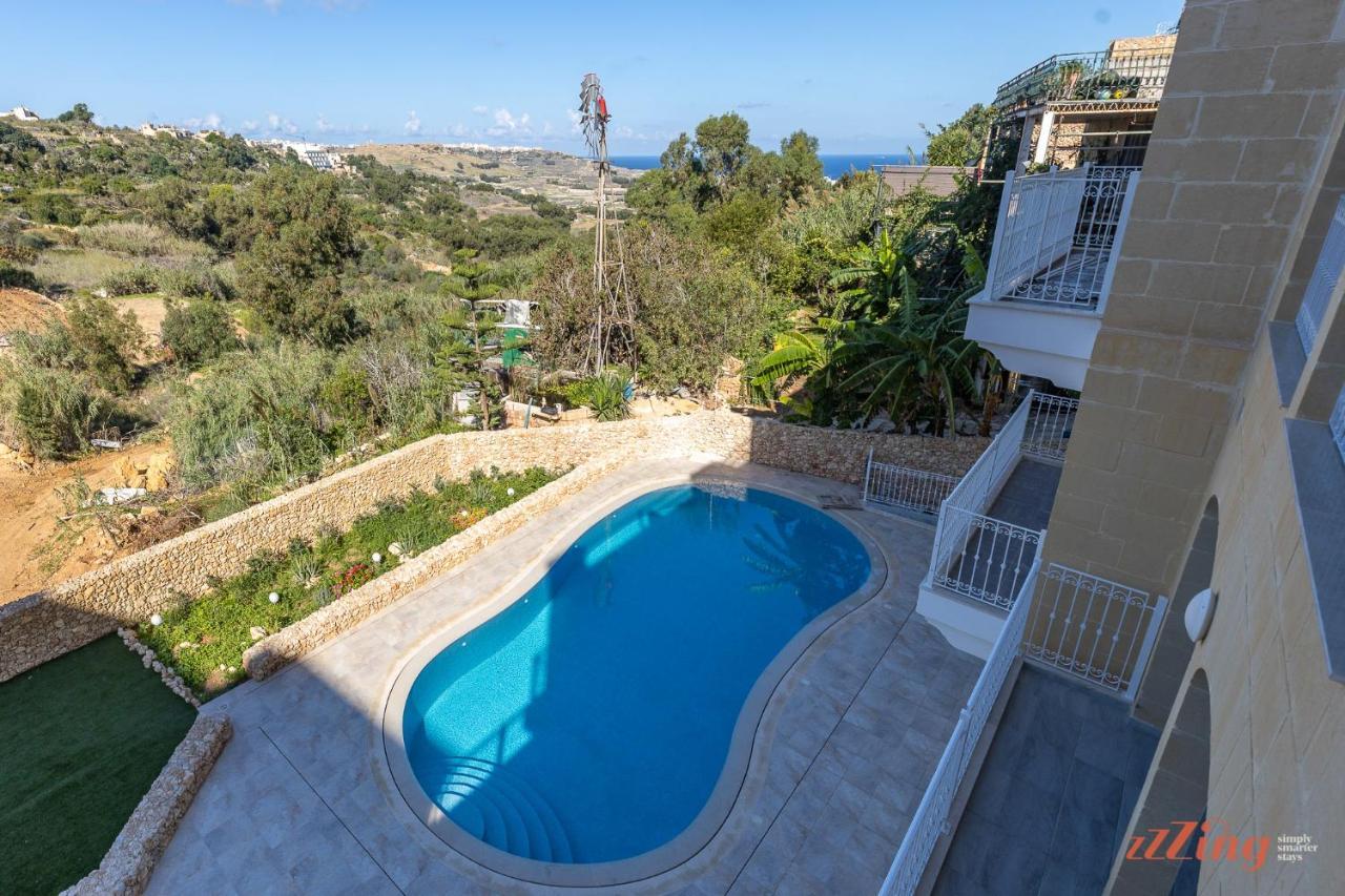Gozo - Apartment With Stunning Views & Shared Pool Xaghra Exterior photo