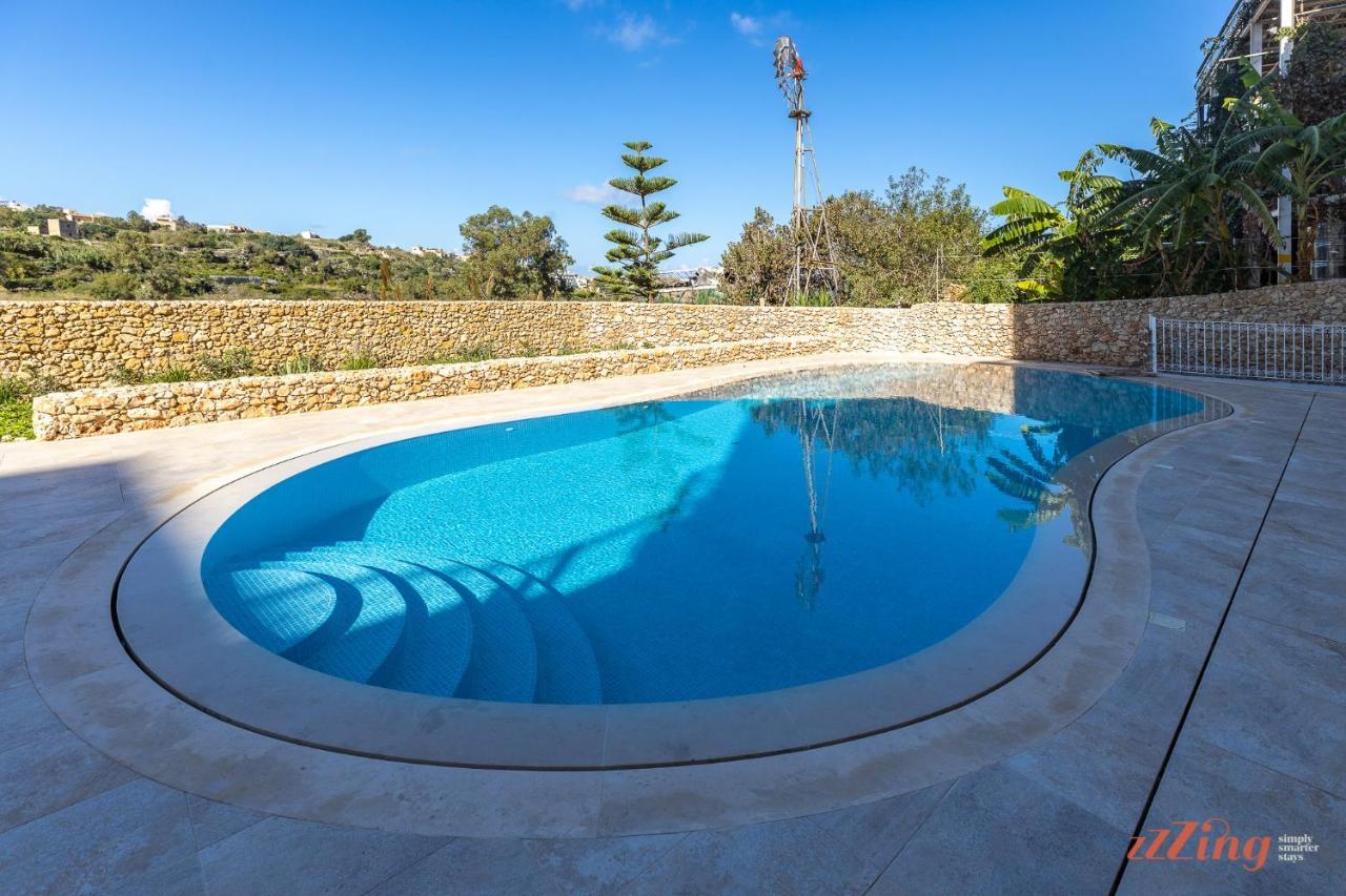 Gozo - Apartment With Stunning Views & Shared Pool Xaghra Exterior photo